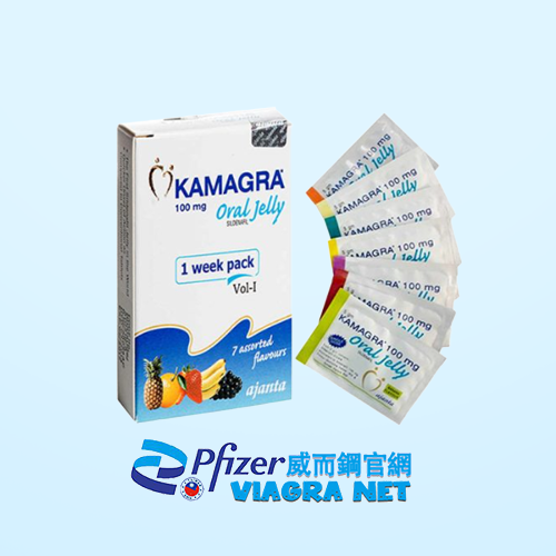 Kamagra Oral Jelly 100 mg/7包 液態果凍威而鋼 7種口味